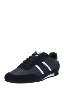 BOSS, Herren Sneaker 'Lighter_Lowp_flash2', Nachtblau / Wei&szlig;