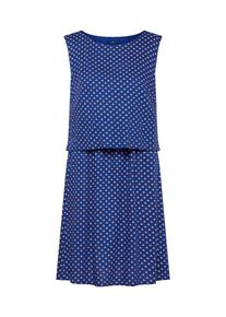 Tom Tailor, Damen Kleid, Blau / Rosa / Schwarz / Weiß