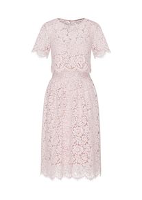 Apart, Damen Spitzenkleid mit Jäckchen mit verstellbaren Spaghettiträgern, Altrosa