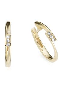 Firetti, Damen Firetti Paar Creolen, Gold