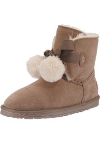 Esprit, Damen Winterstiefeletten 'LUNA', Braun / Weiß