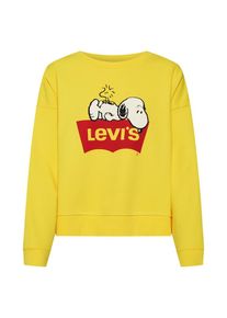 Levi's LEVI'S, Damen Sweatshirt 'GRAPHIC WEEKEND CREW', Gelb