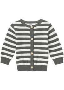 Noppies, M&auml;dchen Strickjacke Daone, Creme / Dunkelgrau