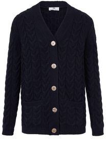 Peter Hahn, Damen Strickjacke, Nachtblau