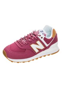 New Balance, Damen 'WL574-SYF-B' Sneaker, Dunkelrot / Perlwei&szlig;