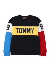 Tommy Hilfiger, M&auml;dchen Sweatshirts 'U COLORBLOCK SWEATSHIRT', Schwarz