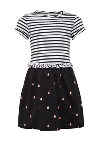 Esprit, Mädchen Kleid, Schwarz / Weiß