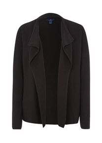 Tom Tailor, Damen Grobstrickcardigan in Rippoptik, Dunkelgrau