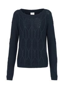 Vila, Damen Pullover 'VINTEGRATA', Nachtblau
