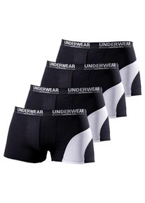 Le Jogger, Herren Packung: Boxer, Authentic Underwear (4 Stck.), Schwarz