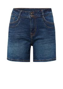 Tom Tailor Denim, Damen Shorts 'Casja', Dunkelblau