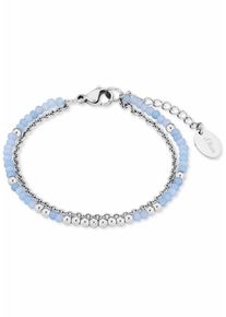 s.Oliver RED LABEL, Damen Armband '2018343', Hellblau / Silber
