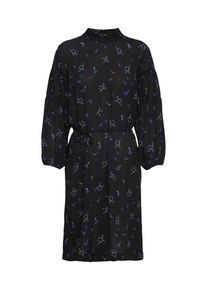 MOSS COPENHAGEN, Damen Kleid, Royalblau / Schwarz