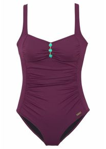 Lascana, Damen Badeanzug mit wattierten Cups, Beere