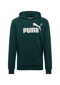 Puma, Herren Sweatshirts 'ESS+ Hoody TR', Dunkelgrün / Weiß