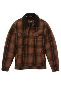 Billabong, Herren Jacke 'Barlow Wool', Braun / Rot / Schwarz