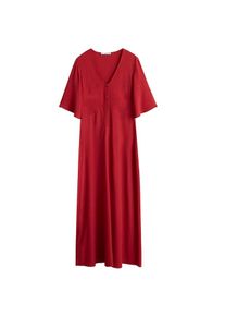 Mango, Damen Kleid 'Floral-a', Rot