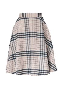 Mexx, Damen Rock, Beige / Navy / Weinrot