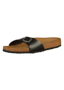 Birkenstock, Damen Pantoletten 'Madrid', Braun / Schwarz