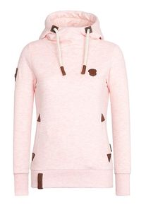 Naketano, Damen Hoody 'Hier ist der Manager!', Braun / Rosa