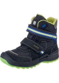 Elefanten, Winterstiefel 'BABILA', Blau / Nachtblau / Neongr&uuml;n