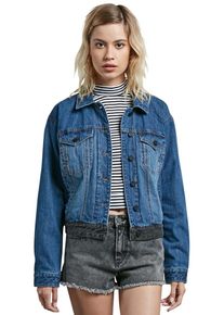 Volcom, Damen 1991 Denim Jacke, Blau