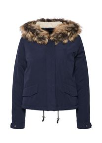 Only, Damen Jacke 'NEW SKYLAR FUR PARKA', Dunkelblau