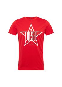 Diesel, Herren Shirt 'T-Diego-YH Hemd', Hellrot / Weiß