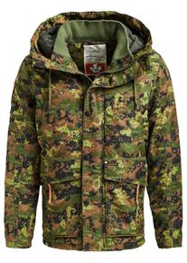 Khujo, Herren Jacke 'CHESTFIELD', Braun / Grün / Schwarz