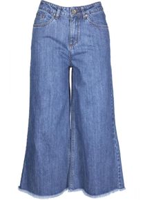 Urban Classics, Damen Culotte Denim, Blue Denim
