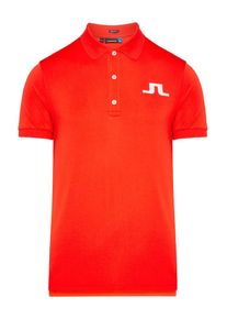 J. Lindeberg J.Lindeberg, Herren 'Big Bridge Reg TX Jersey' Poloshirt, Neonrot