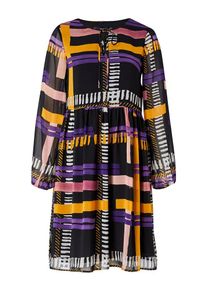 Hallhuber, Damen Kleid, Mischfarben / Schwarz