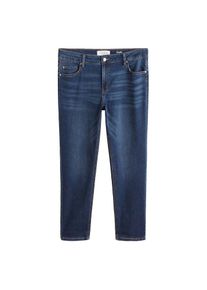 Violeta by Mango, Damen Jeans 'Comfy', Dunkelblau