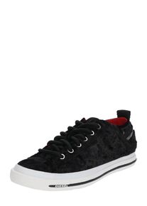Diesel, Damen Low Sneaker 'Exposure', Schwarz / Wei&szlig;