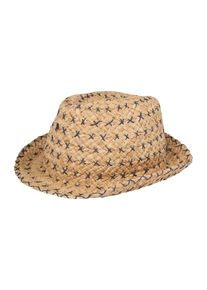 Unmade Copenhagen, Damen Hut 'Wombat Hat', Beige / Dunkelblau