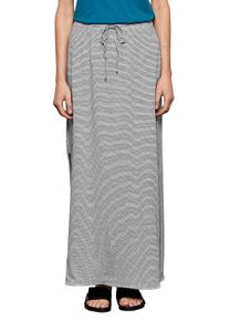 Q/S Designed By, Damen Maxirock, Grau / Schwarz