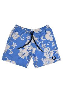Code-Zero, Herren Badeshorts 'Voile', Royalblau / Weiß