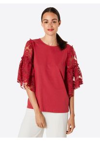 Lost Ink, Damen Bluse, Bordeaux