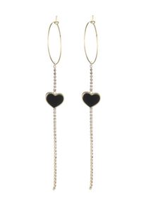 ABOUT YOU, Damen Creolen 'Meryem', Gold / Schwarz