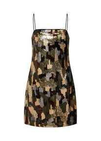 New Look, Damen Kleid '23.03 WW CAMO SEQUIN MINI DRESS P100', Khaki