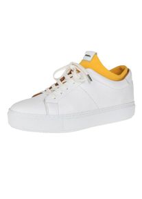 Shabbies Amsterdam, Damen Sneaker, Gelb / Wei&szlig;