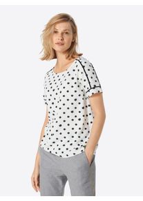 LIEBLINGSST&Uuml;CK LIEBLINGSST&Uuml;CK, Damen T-Shirt 'Ravi', Schwarz / Offwhite