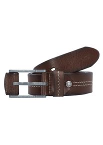 Camel Active, Herren G&uuml;rtel IV Leder 110 cm, Braun / Dunkelbraun