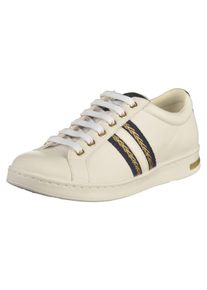 Geox, Damen Sneaker, Navy / Gold / Naturweiß