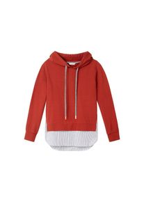 Sandwich, Damen Kapuzenpullover, Rot / Schwarz / Wei&szlig;
