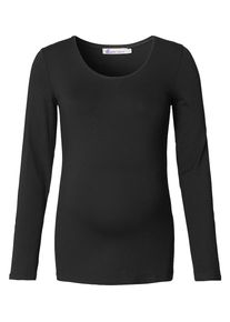 Queen mum, Damen Langarmshirt, Schwarz