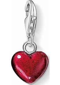 Thomas Sabo, Damen Charm-Einhänger 'Herz, 0794-007-10', Feuerrot / Silber
