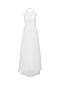 Y.A.S, Damen Kleid 'YASWONDER HALTERNECK DRESS', Wei&szlig;