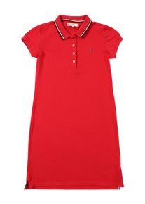 Tommy Hilfiger, Mädchen Kleid 'Essential Polo', Rot