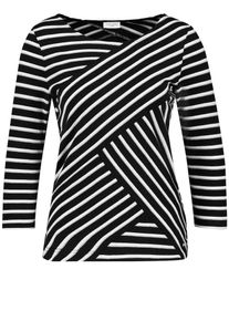 Gerry Weber, Damen T-Shirt, Schwarz / Wei&szlig;